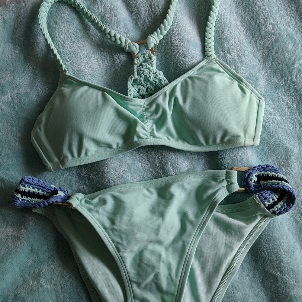 Aerie crochet bikini set
